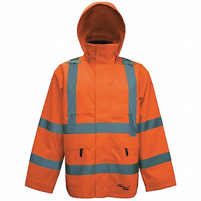 G5391 Rain Jacket Class 3 Trilobal Orange 2XL