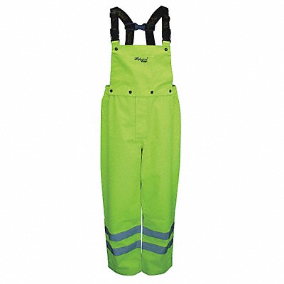 G5395 Rain Bib Overall Class E Yellw/Green XL