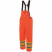 Rain Bib Overall Class E Orange 3XL