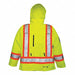 G5393 Rain Jacket Class 3 Green XL