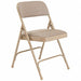 Folding Chair Beige 18-3/4 in PK4