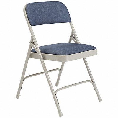 Folding Chair Fabric 29-1/2in H Gray PK4