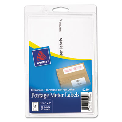 LABEL,POSTAGE METER,WHT