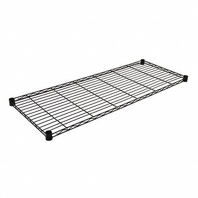 Wire Shelf 24 Wx48 L Shelf Black Epoxy