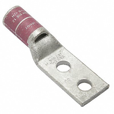 TwoHoleLugCmprsnConn STD Pink 12/348