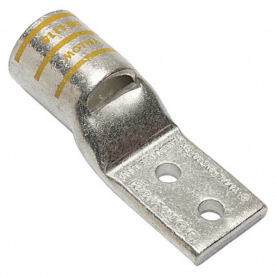 TwoHoleLugCmprsnConn STD Yellow L115