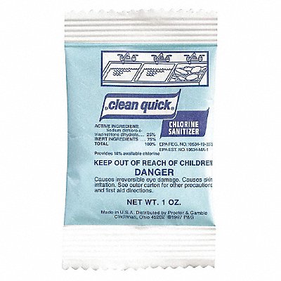 Powder Sanitizer 1 oz.Packet PK100