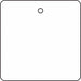 Blank Tag 2 x 2In White PK10