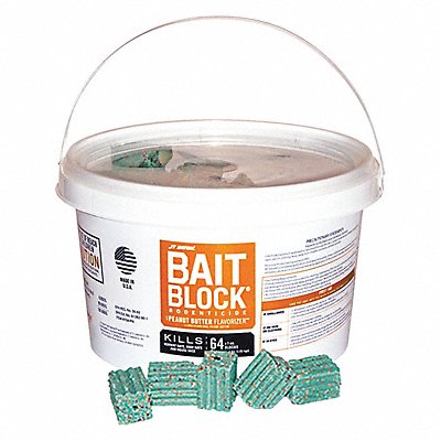 Rodenticide 4 lb 5 1/2 in H Green