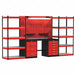 Modular Shelving Set 78 H 132 W 24 D