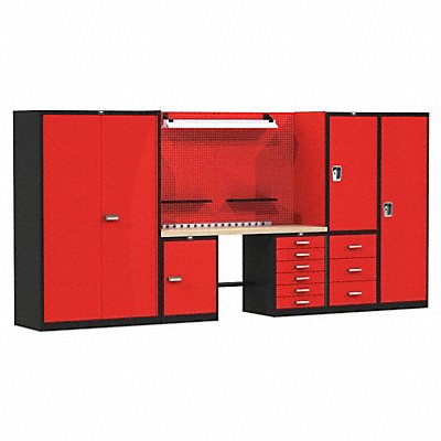 Modular Cabinet Set 78 H 132 W 24 D