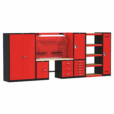 Modlr Cabnt/Shelving Set 78 H 210 W 24 D