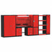 Modlr Cabnt/Shelving Set 78 H 210 W 24 D