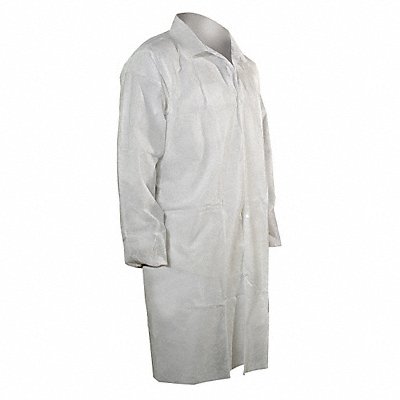 Lab Coat White Snaps 3XL PK25