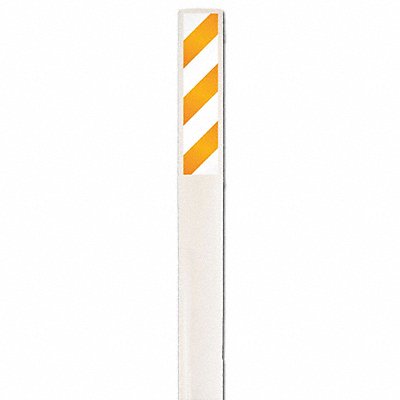 Flexible Marker Stake Fbrgls Org/Wht/Wht