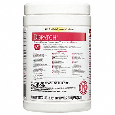 Disinfecting Wipes 150 ct Canister PK8
