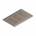 Rectangular Floor Box Cover 3-Gang Brown