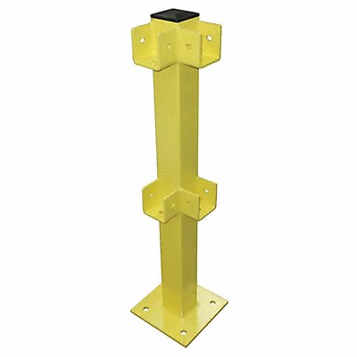 Corner Post 45 in Yellow Steel