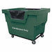Cube Truck HDPE Green 23.6 cu ft.