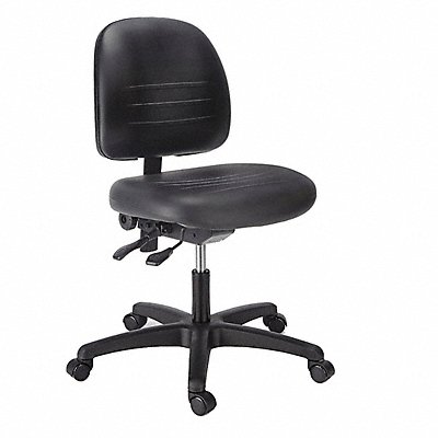 Task Chair Poly Black 16 to 22 Seat Ht