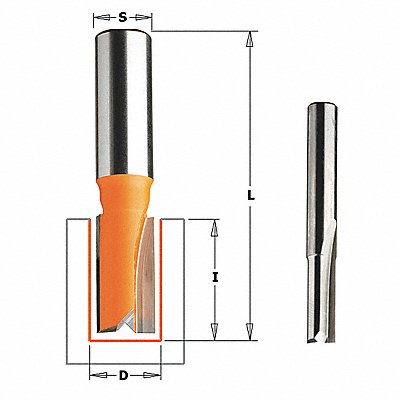 Straight Cut Profile Router Bit 5/16 