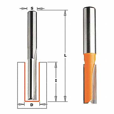 Straight Cut Profile Router Bit 1/2 