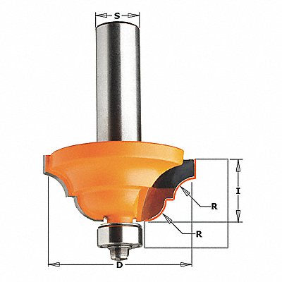 Roman Ogee Cut Router Bit 1-5/16 