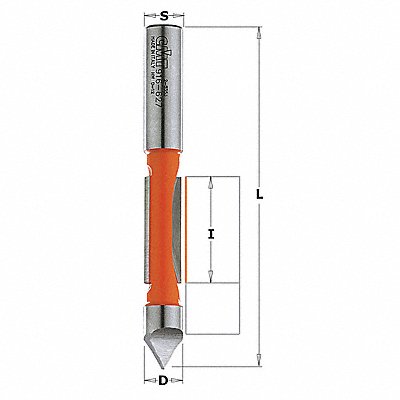 Flush Trim Profile Router Bit 1/4 