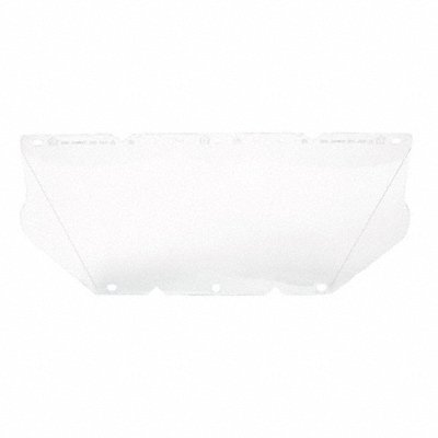 Visor Polycarb Clear 8x17 In