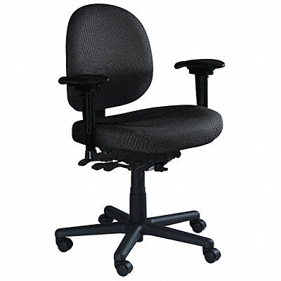 Big/Tall Chair Vinyl Black 16-21 Seat Ht