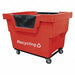 Cube Truck HDPE Red 23.6 cu ft.