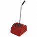 Long Handled Dust Pan Red