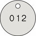 Numbered Tag Plastic 1 1/2in H PK25
