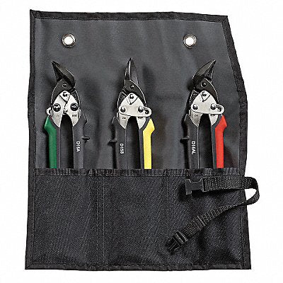 Aviation Snip Set R/L/ST 5/8 Cut 3 PC