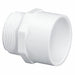 Male Adapter 3/4 in Schedule 40 White