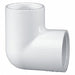90 Elbow 1/2 in Schedule 40 White