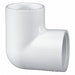90 Elbow 3/4 in Schedule 40 White