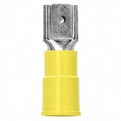 Female Disconnect Yellow 12-10AWG PK25