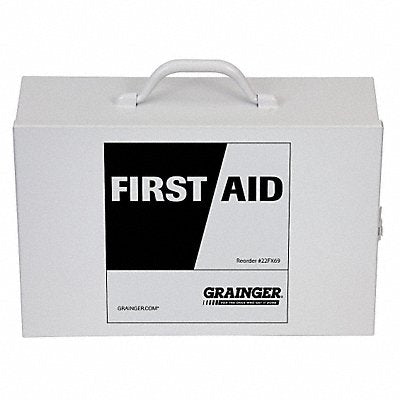 Empty First Aid Cabinet Metal