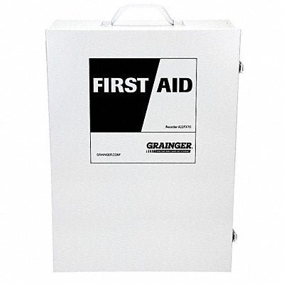 Empty First Aid Cabinet Metal
