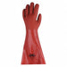 Chem Resist Glove PVC 18 In L Red PR