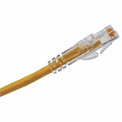 Patch Cord Cat 6A Clear Boot Yellow 20 t