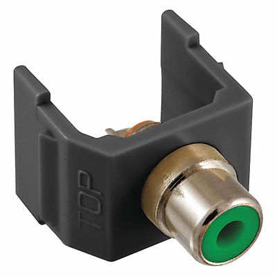 Connector RCA Duplex Black