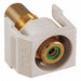 Inline Coupler RCA Duplex Light Almond