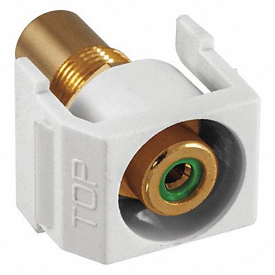 Inline Coupler RCA Duplex White