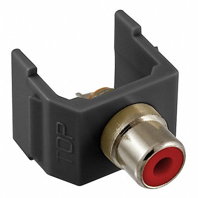 Inline Coupler RCA Duplex Black