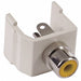 Connector RCA Duplex White