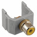 Connector RCA Duplex Gray
