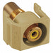 Inline Coupler RCA Duplex Ivory