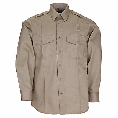 PDU L/S Cls A Shirt Tact 2X Reg Slvr Tan